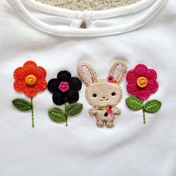 Lot 2 of Baby Girl Long Sleeve Shirts Size 6-12 Months - Picture 6 of 16